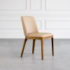 Doris Dining Chair in Camel, Angle