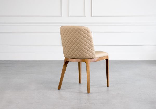 Doris Dining Chair in Camel, Back