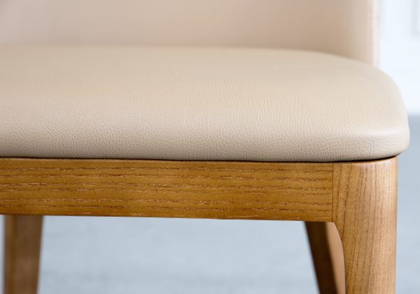 Doris Dining Chair in Camel, Detail