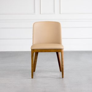 Doris Dining Chair in Camel, Front