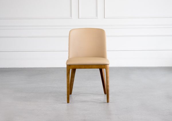 Doris Dining Chair in Camel, Front