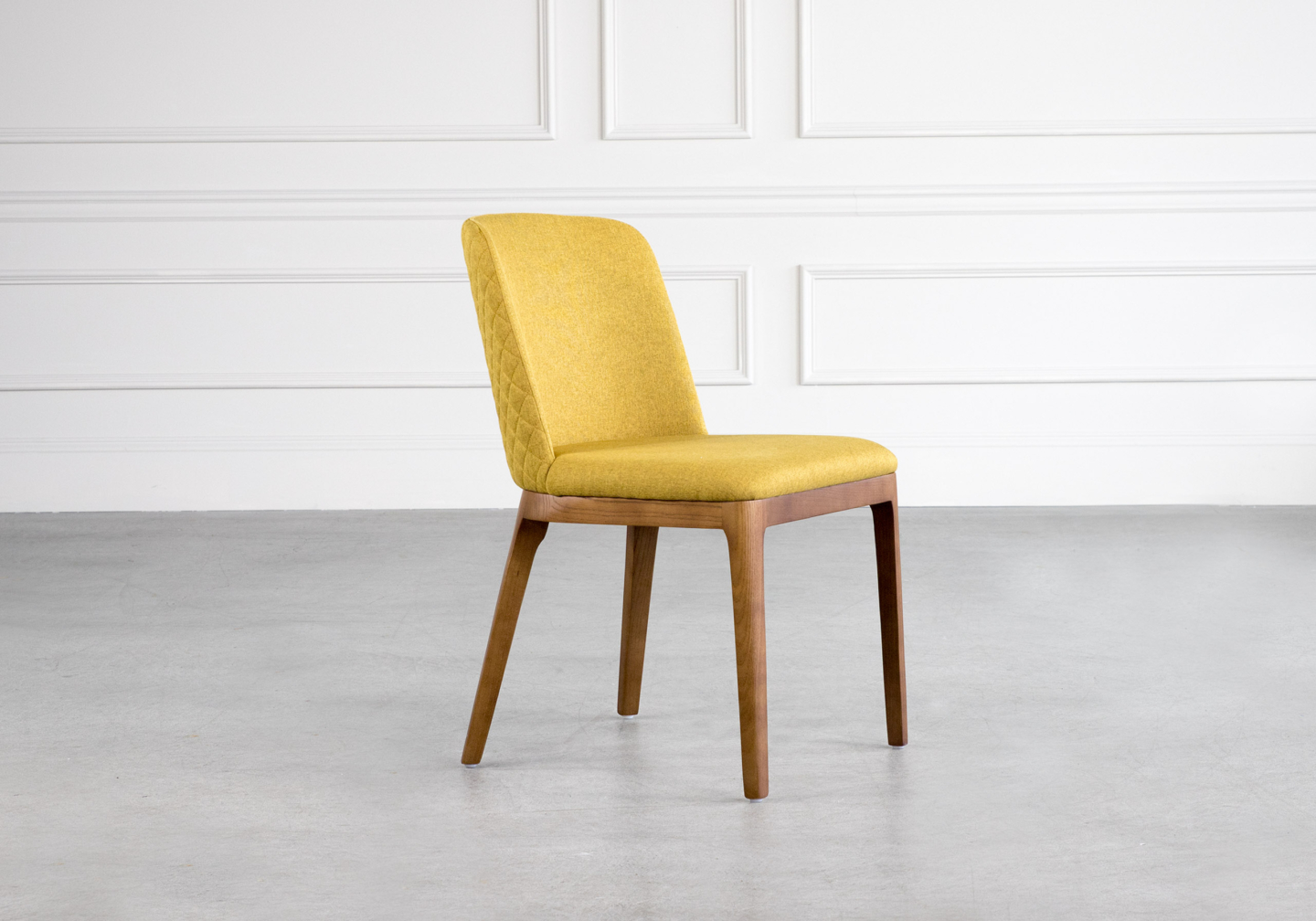 Doris Dining Chair Dijon Angle