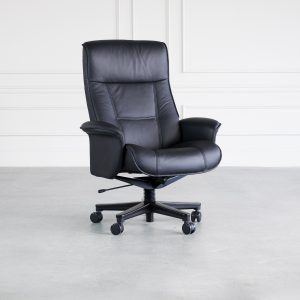 Nordic21 Office Chair in Black, Angle