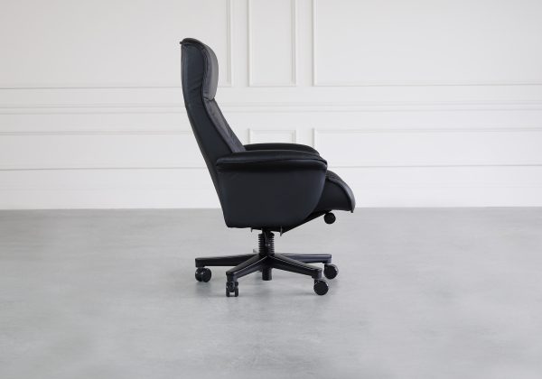 Nordic21 Office Chair in Black, Side