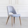 Ryder Dining Chair in Light Grey,Angle