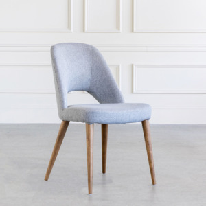 Ryder Dining Chair Light Grey Angle Ryder Dining Chair Light Grey Angle