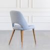 Ryder Dining Chair in Light Grey,Back