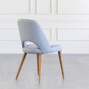 Ryder Dining Chair Light Grey Back Ryder Dining Chair Light Grey Back