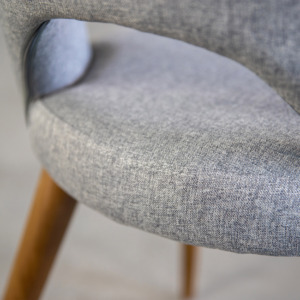 Ryder Dining Chair Light Grey Detail Ryder Dining Chair Light Grey Detail