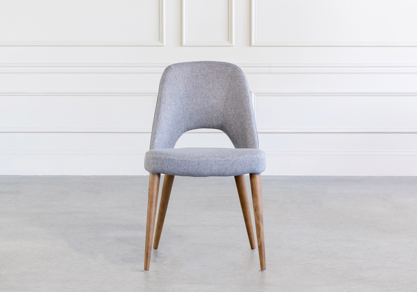 Ryder Dining Chair Light Grey Front