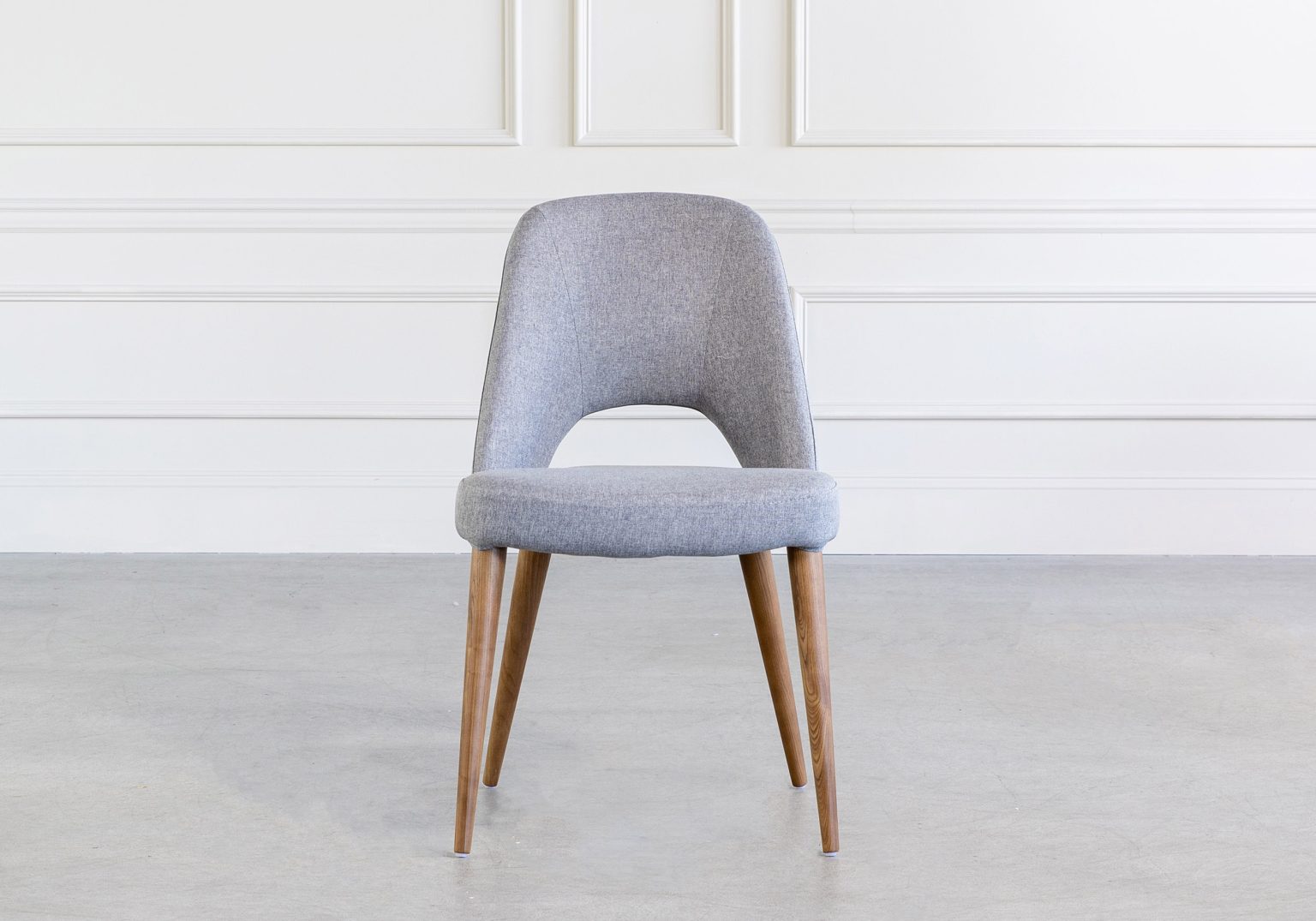 Ryder Dining Chair Light Grey Front