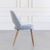 Ryder Dining Chair in Light Grey,Side