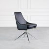 Tokyo Dining Chair in Black,Angle