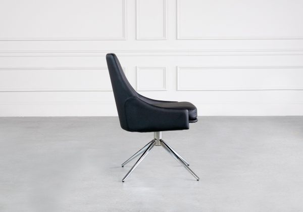 Tokyo Dining Chair in Black,Side