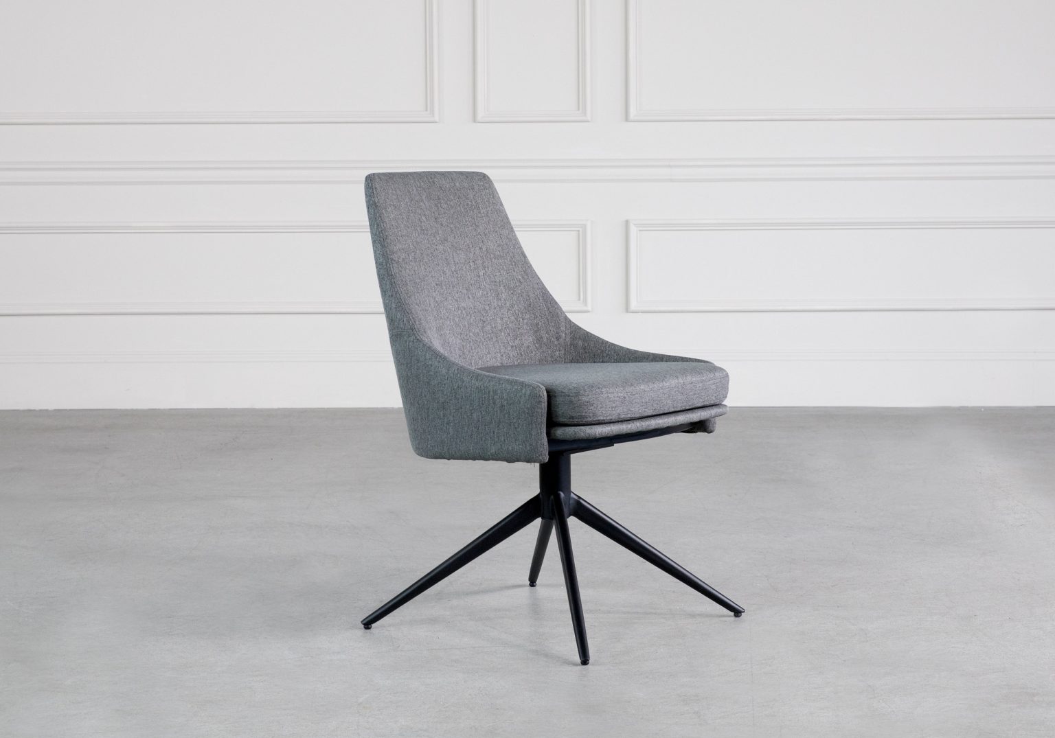 Tokyo Dining Chair Dark Grey - Angle