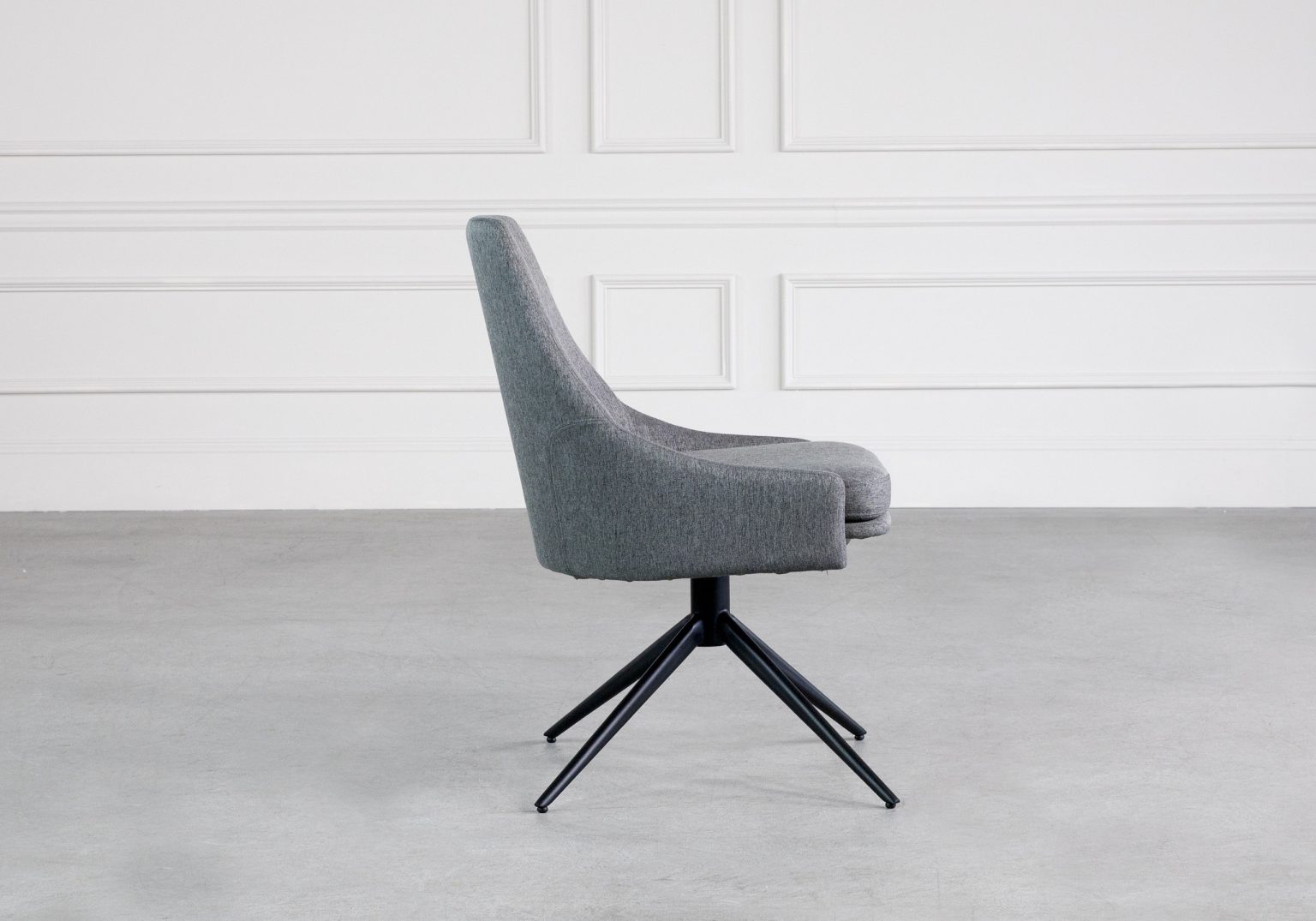 Tokyo Dining Chair Dark Grey - Side