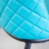 Trudy Dining Chair in Aqua, Detail