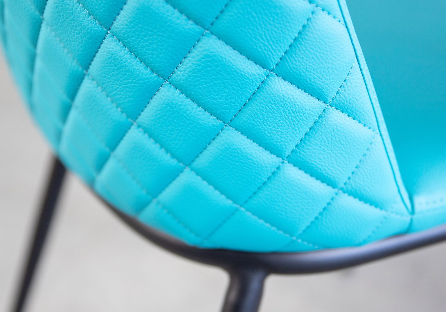 Trudy Dining Chair Aqua Detail