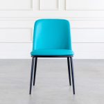 Trudy Dining Chair Aqua Front 1