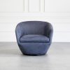 Geneva Chair in Denim, Front