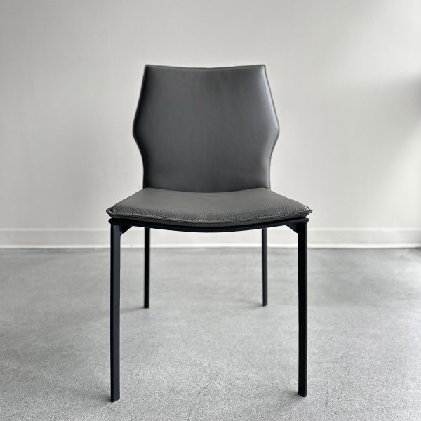 Kelley Chair, Grey, Front