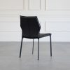 Kelley Dining Chair, Black, Back
