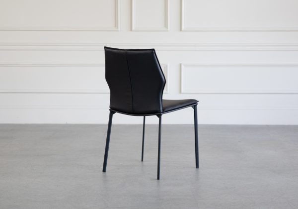 Kelley Dining Chair, Black, Back