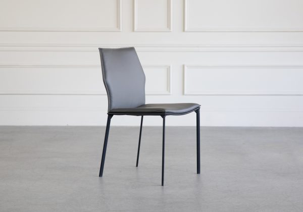 Kelley Dining Chair, Grey, Angle