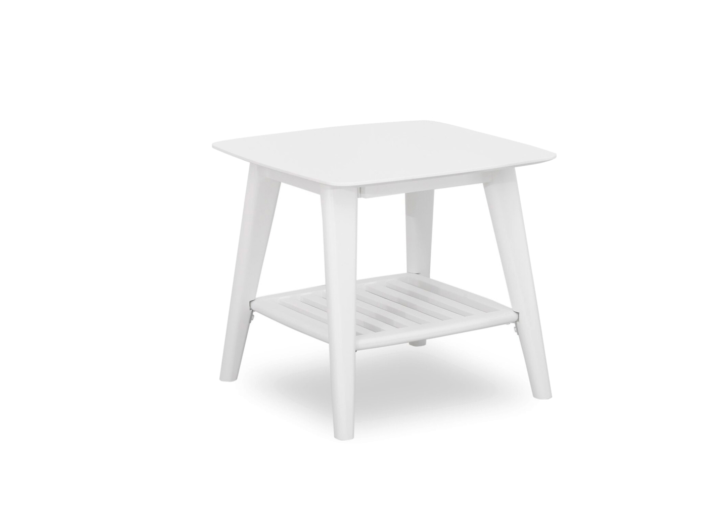 Sedona White Night Table - Angle