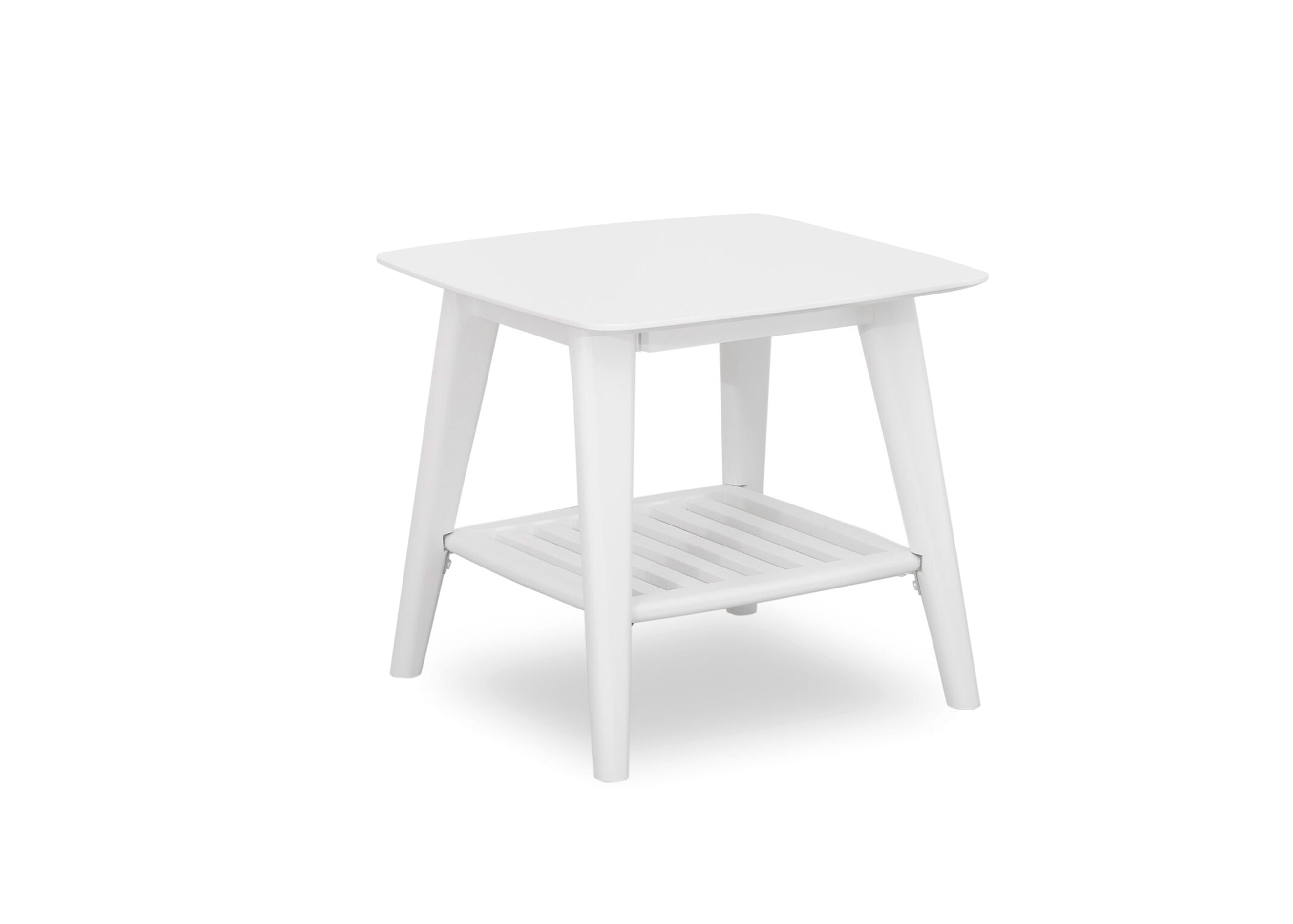 Sedona White Night Table - Angle