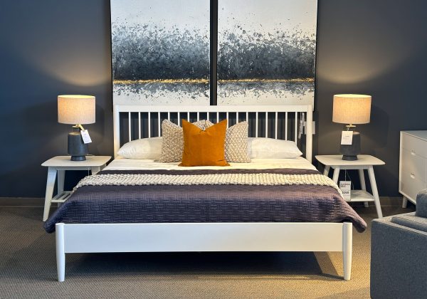 Sendona Bed, White, Style 1