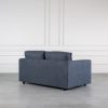 Vigo Loveseat, Dark Grey, Back