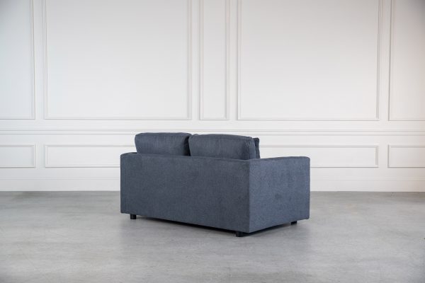 Vigo Loveseat, Dark Grey, Back