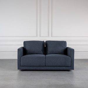 Vigo Loveseat, Dark Grey, Front