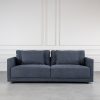 Vigo Sofa, Dark Grey, Front