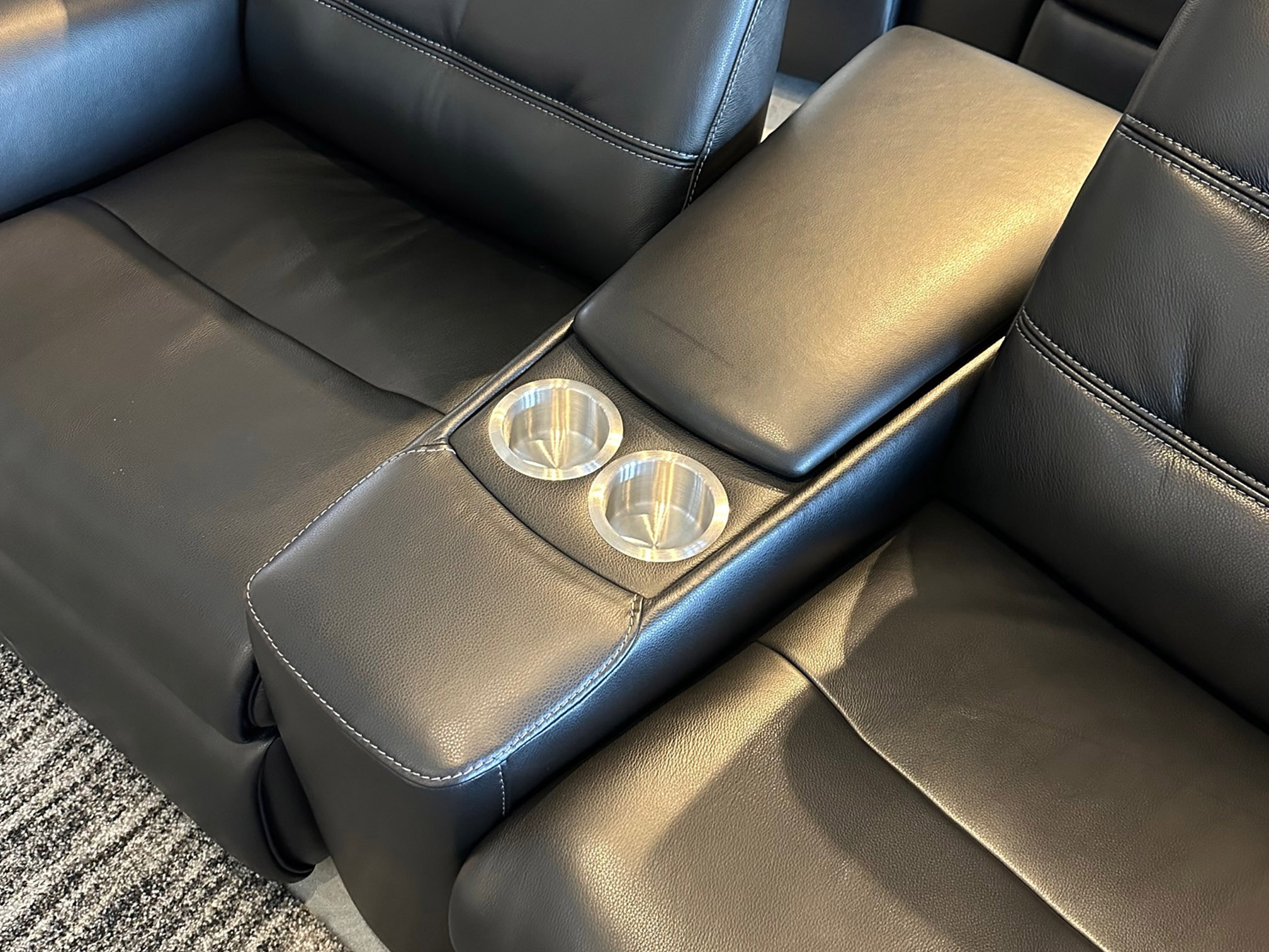 King Theatre Seating Cup Holder 2 Seater King Theatre Seating Cup Holder 2 Seater