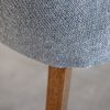 Pisa Dining Chair in Dark Grey, Walnut, Detail