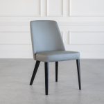 Pisa Dining Chair Iron Matte Black Angle