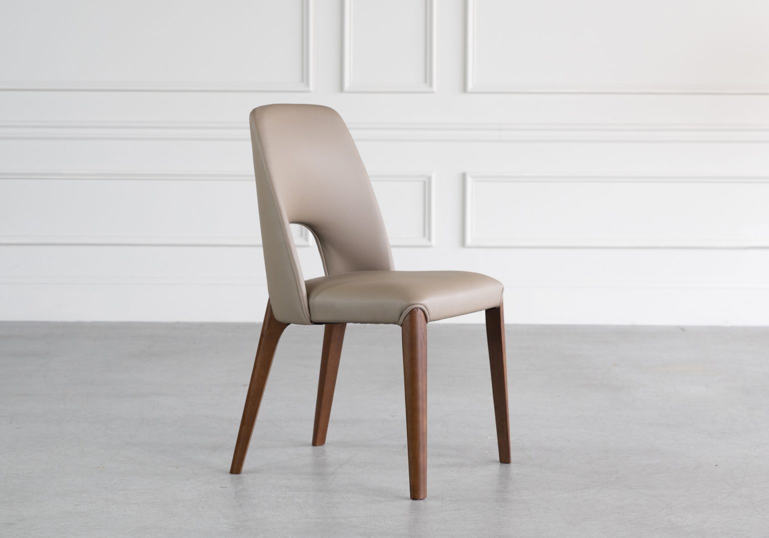 Trento Chair Mocha Angle