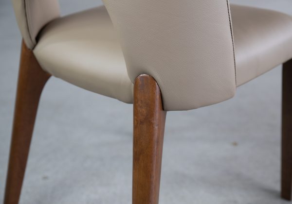 Trento Chair in Mocha, Detail