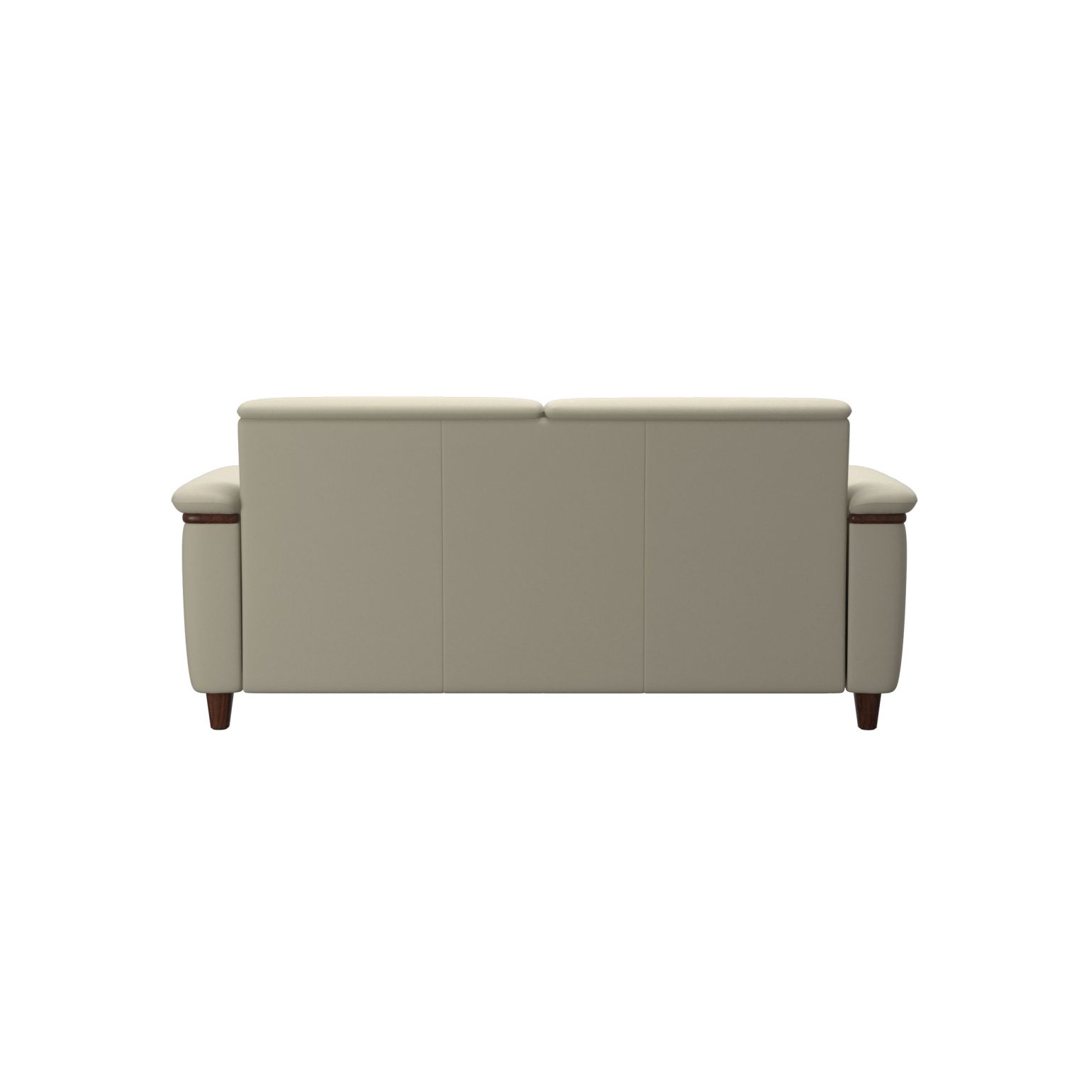 Flora Sofa 2.5 LightGrey Walnut Back