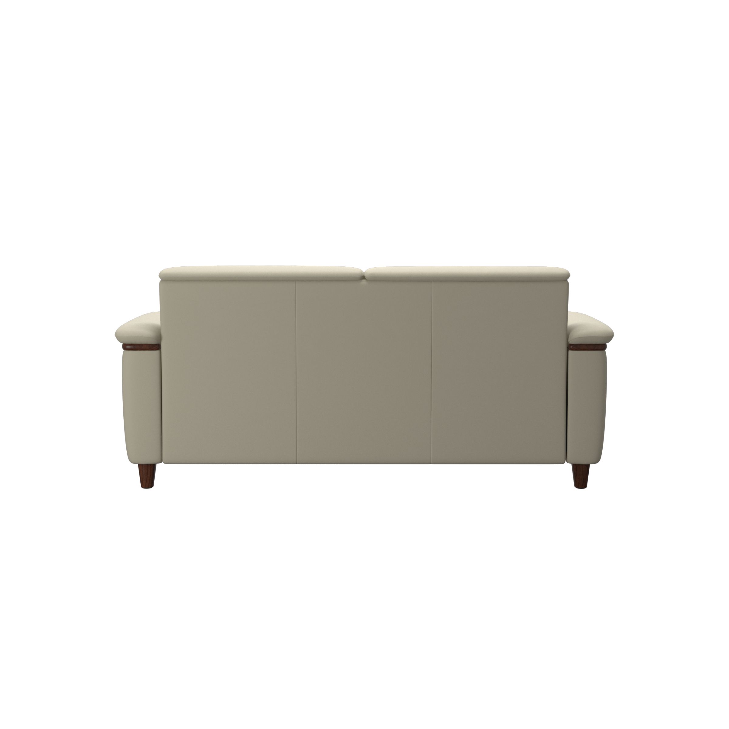Flora Sofa 2.5 LightGrey Walnut Back Flora Sofa 2.5 LightGrey Walnut Back