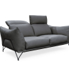 Genoa Dark Grey P8255 Sofa - Angle Headrest