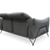 Genoa Dark Grey P8255 Sofa - Back