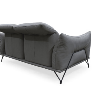 Genoa Dark Grey P8255 Sofa - Back Genoa Dark Grey P8255 Sofa - Back