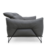 Genoa Dark Grey P8255 Sofa - Side