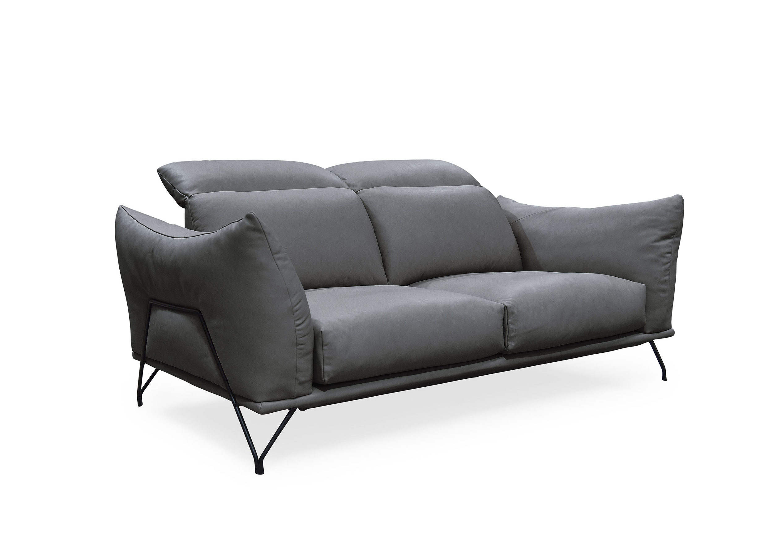Genoa Sofa Dark Grey P8255 Angle
