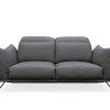 Genoa Sofa in Dark Grey, Front