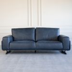 Turin Sofa Vintage Blue Front 1