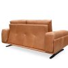 Turin Sofa in Vintage Tan, Back